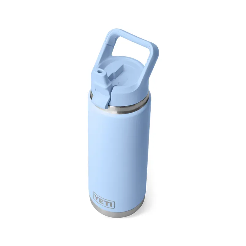YETI Rambler 26oz Bottle With Straw Cap - Big Sky Blue-1