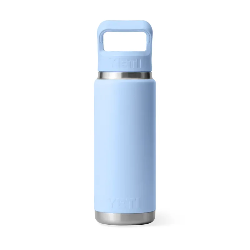 YETI Rambler 26oz Bottle With Straw Cap - Big Sky Blue-2