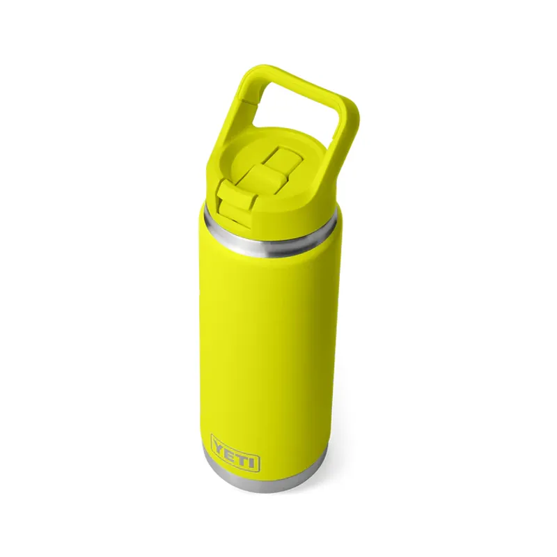 YETI Rambler 26oz Bottle With Straw Cap - Firefly Yellow