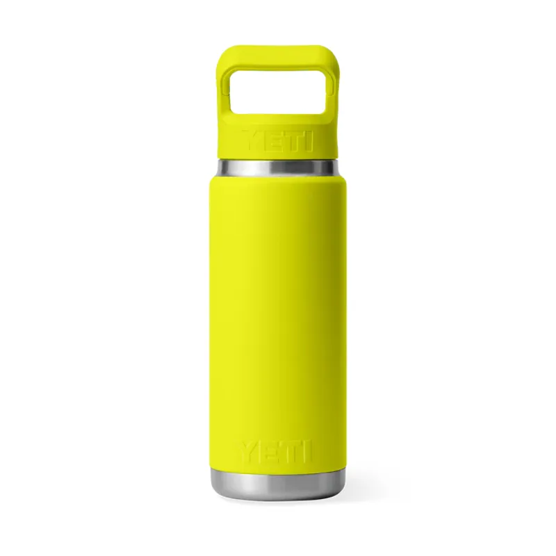 YETI Rambler 26oz Bottle With Straw Cap - Firefly Yellow-2