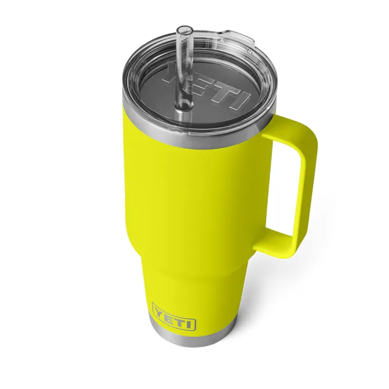 YETI Rambler 42oz Straw Lid Mug - Firefly Yellow
