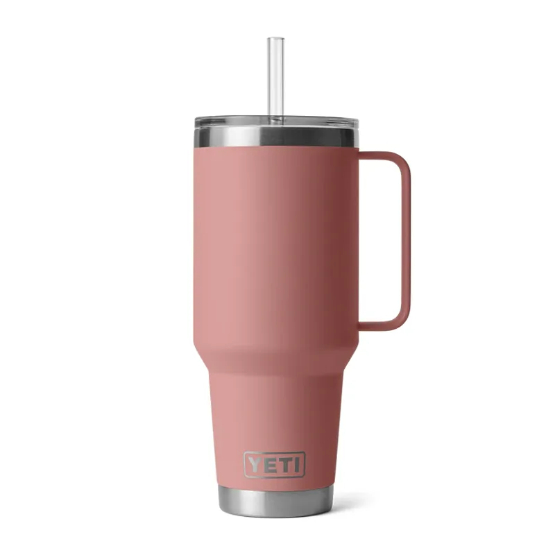 YETI Rambler 42 Oz Straw Lid Mug 2.0 - Sandstone Pink-3