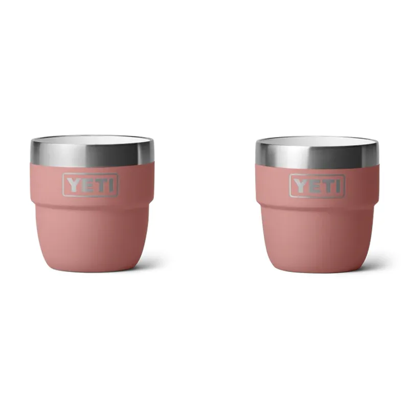 YETI Espresso Cup 4oz 2pk - Sandstone Pink-1