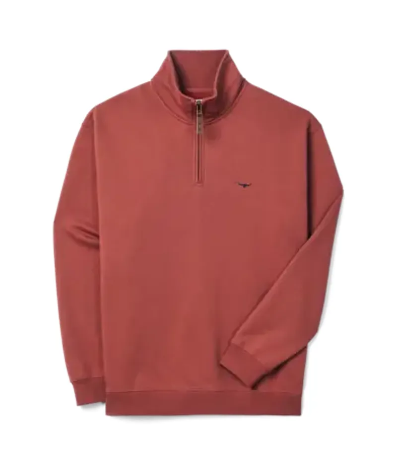 RMW Mulyungarie 1/4 Zip Sweatshirt - Red