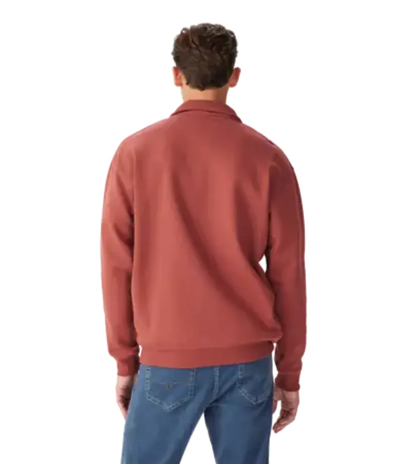 RMW Mulyungarie 1/4 Zip Sweatshirt - Red-2