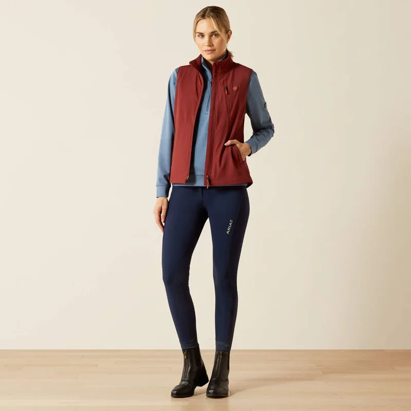 Ariat Ladies Rion StretchShell Vest - Madder Brown-1