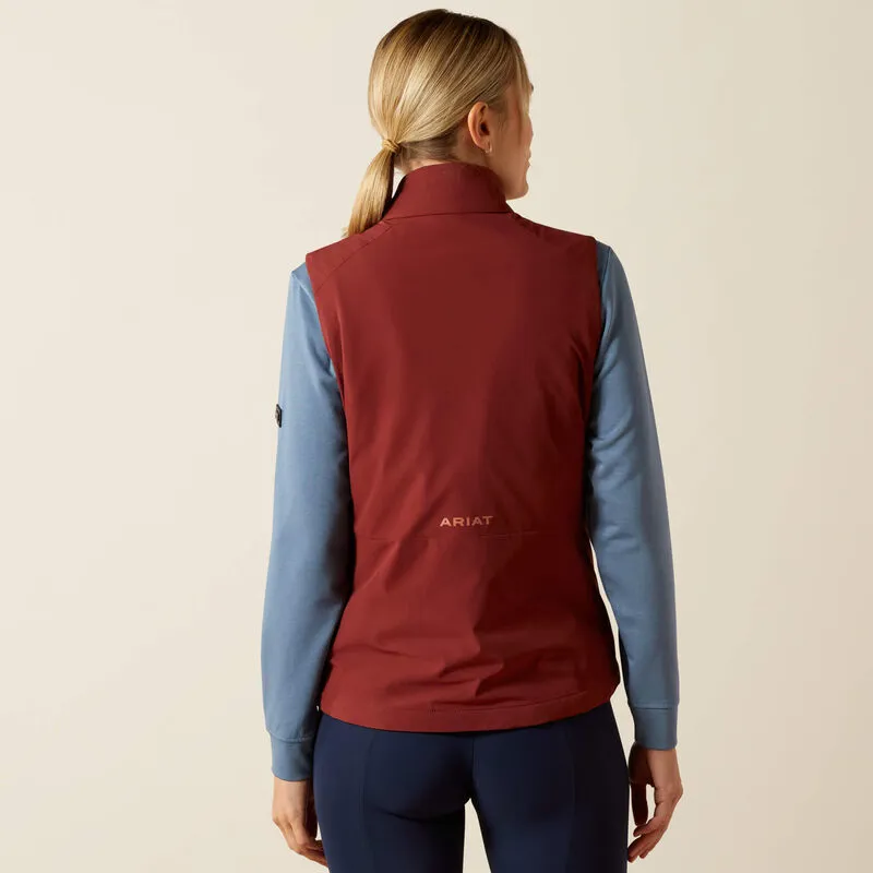 Ariat Ladies Rion StretchShell Vest - Madder Brown-3
