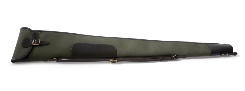 Croots Rosedale Canvas Shotgun Slip Flap And Zip - Loden Green