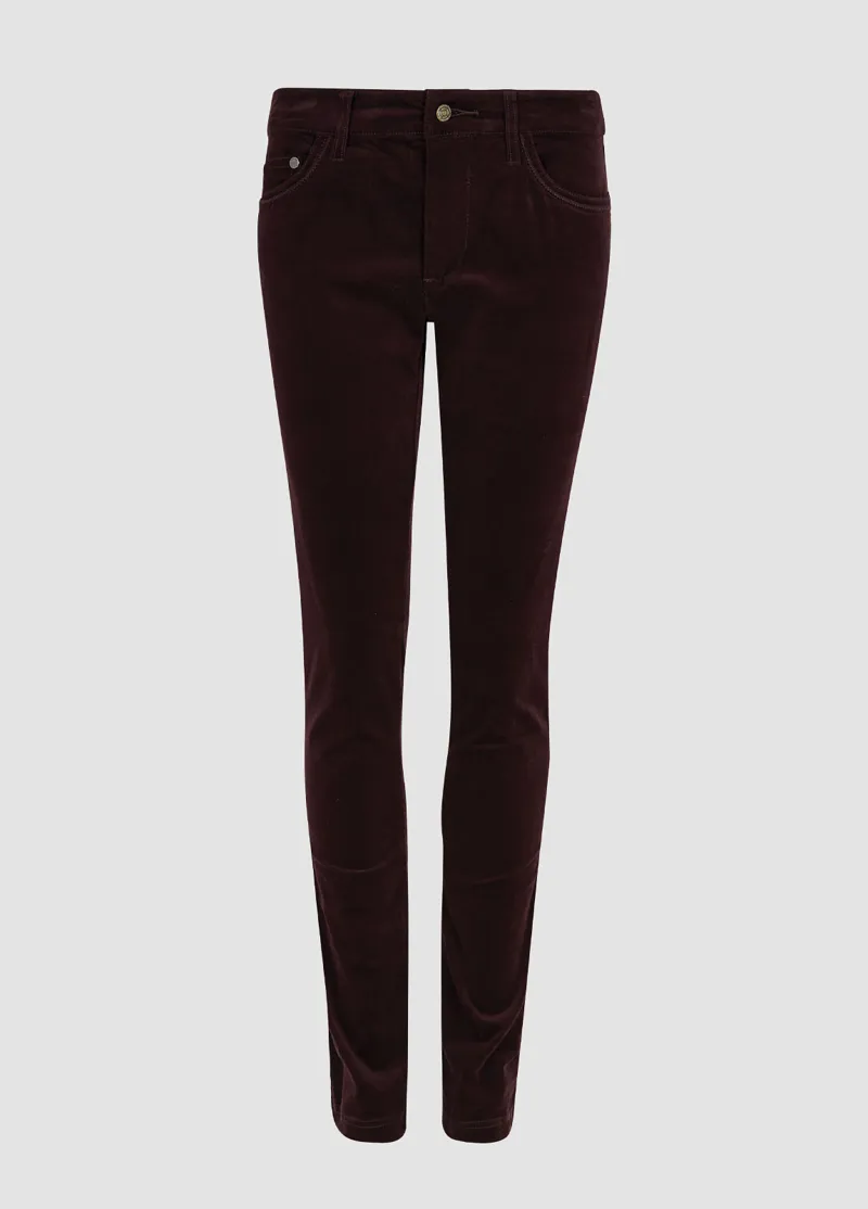 Dubarry Honeysuckle Ladies Cord Trouser - Ruby-1