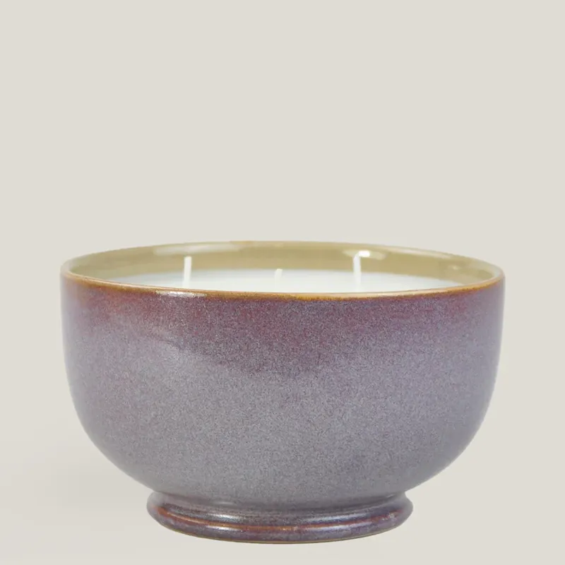 ANTA Candle Bowl Large   Rustic Heather