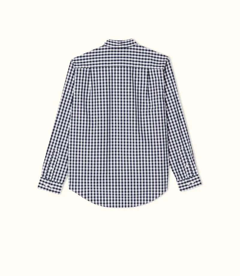 RMW Collins Gents Shirt Navy/ White-1