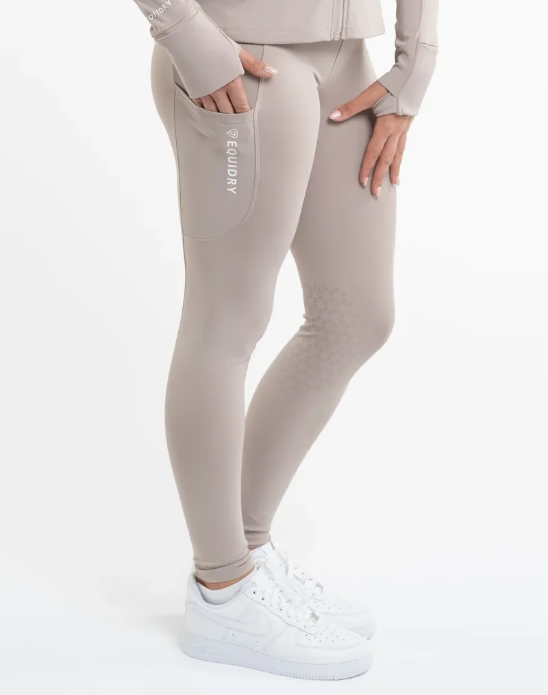 Equidry Water Repellent Leggings - Sand
