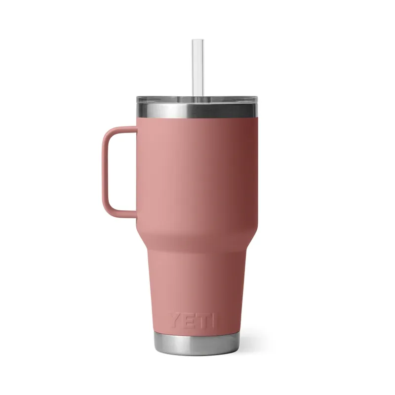 YETI Rambler 35 Oz Straw Lid Mug 2.0 - Sandstone Pink-1