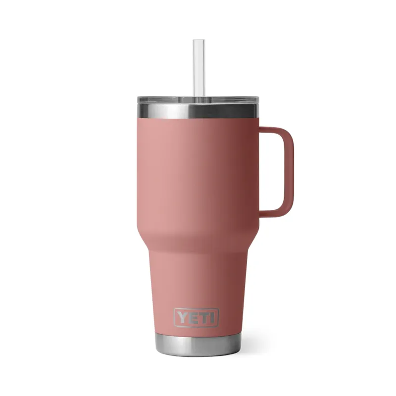 YETI Rambler 35 Oz Straw Lid Mug 2.0 - Sandstone Pink