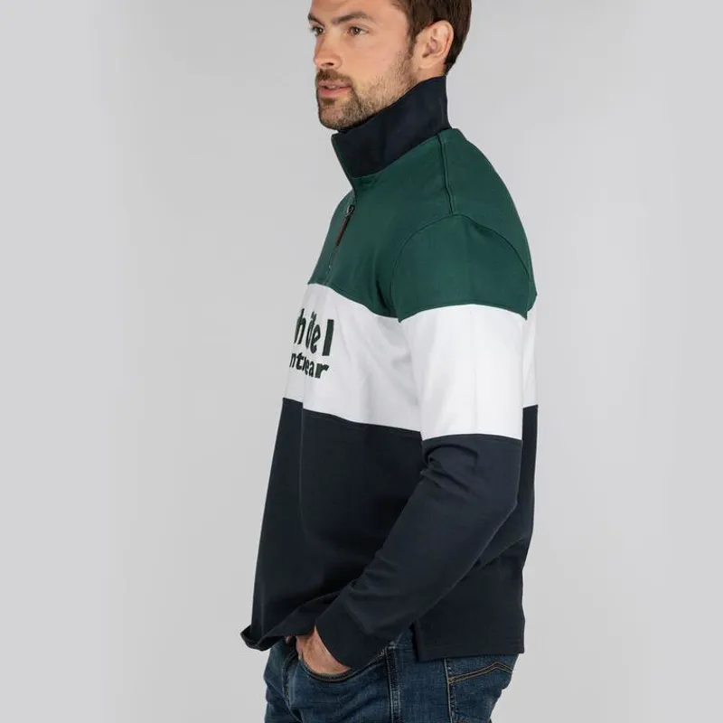 Schoffel Exeter Heritage 1/4 Zip - Navy-8