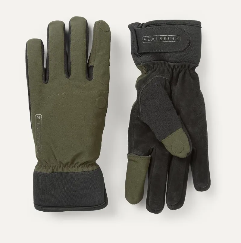 Sealskinz Stanford WP AW Sporting Glove - Olive Green/Black