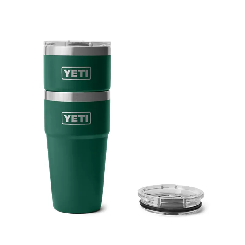 YETI Single 20oz Stackable Cup - Black Forest Green-3