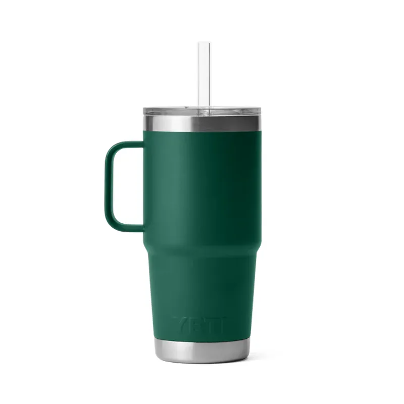 YETI Rambler 25oz Straw Lid Mug - Black Forest Green-3