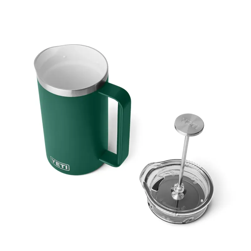 YETI French Press 34oz - Black Forest Green-5