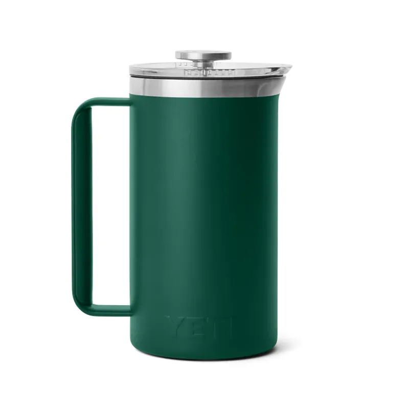 YETI French Press 34oz - Black Forest Green-2