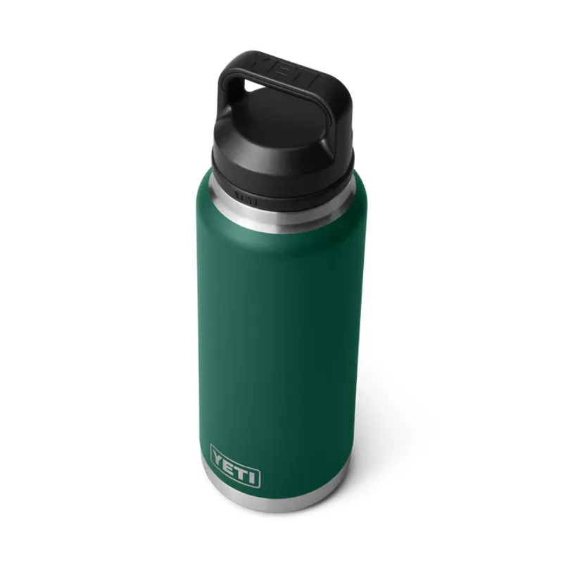 YETI Rambler 36oz Bottle Chug Cap - Black Forest Green