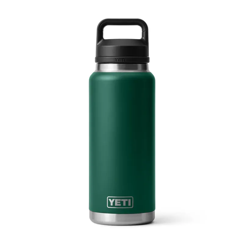 YETI Rambler 36oz Bottle Chug Cap - Black Forest Green-3
