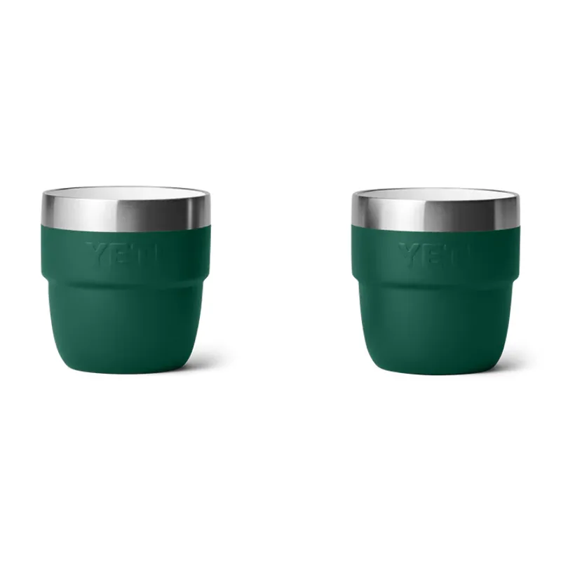 YETI Espresso Cup 4oz 2pk - Black Forest Green-2
