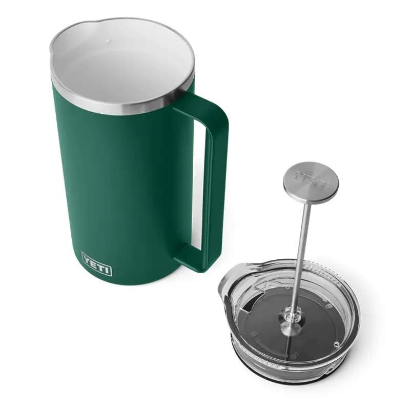 YETI French Press 64oz - Black Forest Green-4