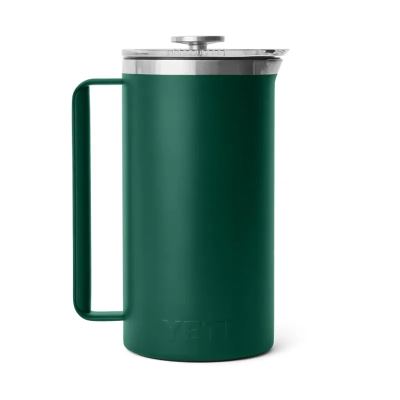 YETI French Press 64oz - Black Forest Green-6