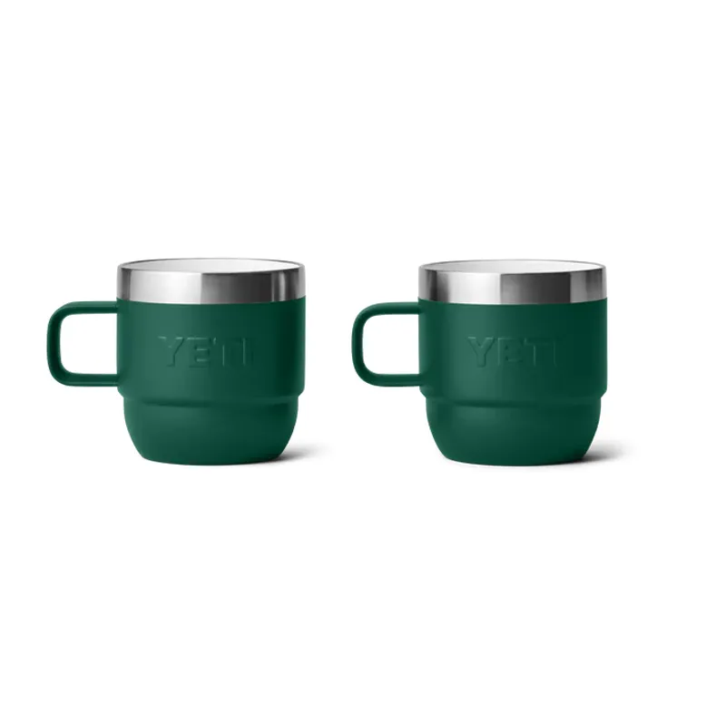 YETI Espresso Mug 6oz 2pk - Black Forest Green-4