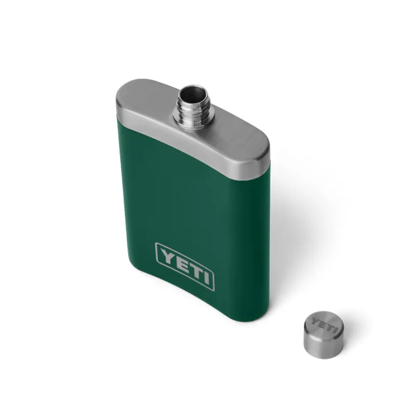 YETI Rambler Hip Flask - Black Forest Green-4
