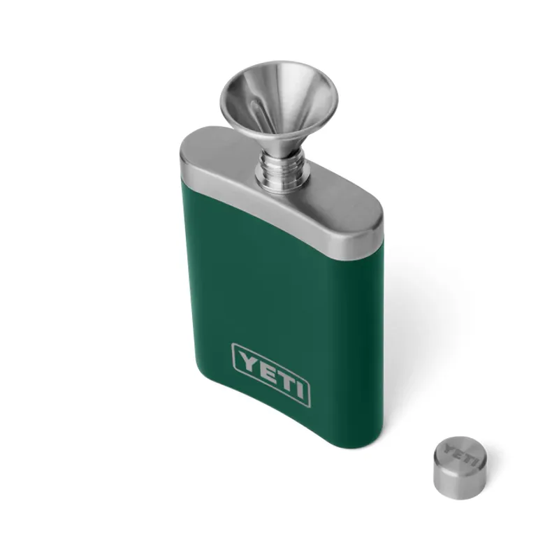 YETI Rambler Hip Flask - Black Forest Green-2