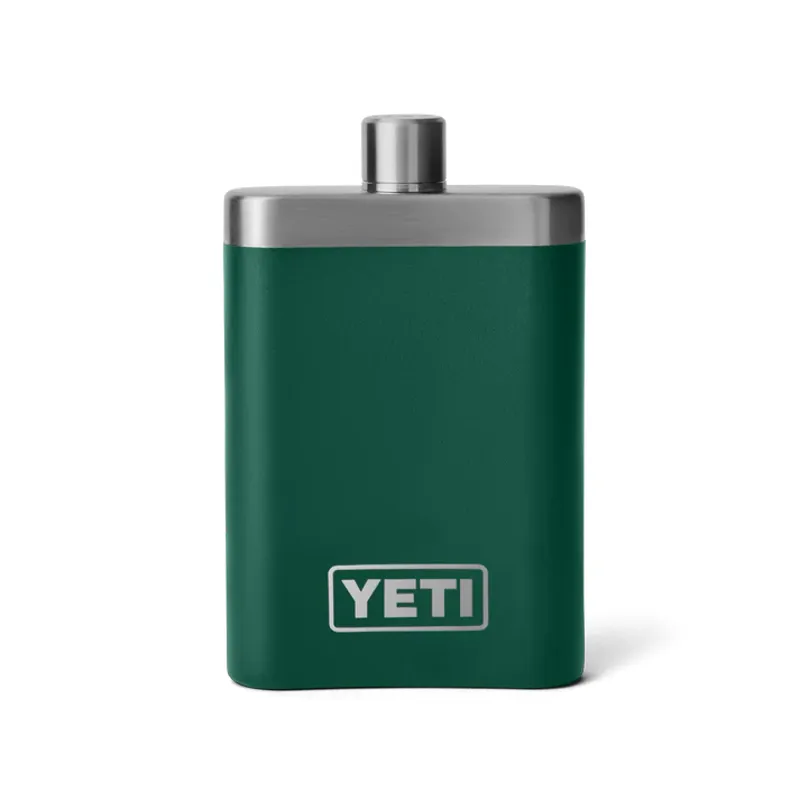 YETI Rambler Hip Flask - Black Forest Green