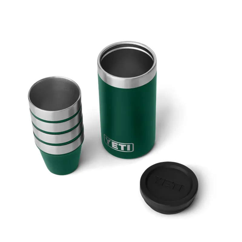 YETI Rambler Shot Glasses - Black Forest Green-7