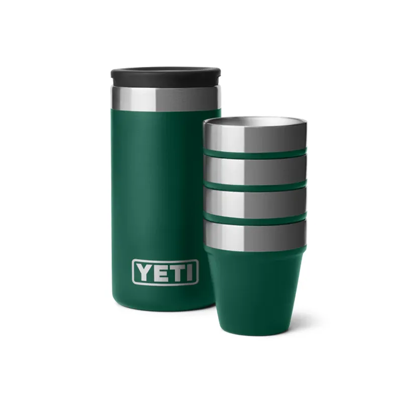 YETI Rambler Shot Glasses - Black Forest Green