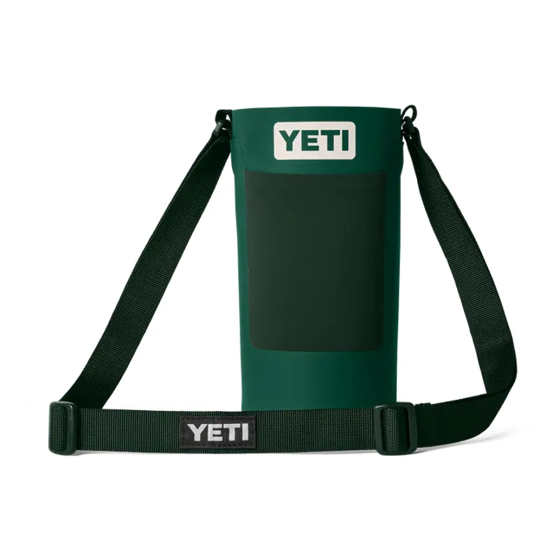 YETI Rambler Bottle Sling Large - Black Forest Green