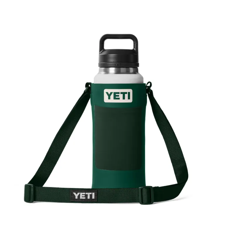 YETI Rambler Bottle Sling Large - Black Forest Green-2