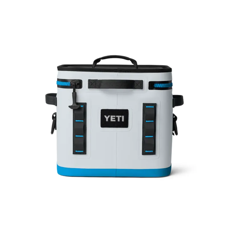 YETI Hopper Flip 12 Soft Cooler- Fog Grey/ Blue-5