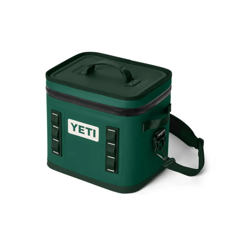 YETI Hopper Flip 12 Soft Cooler - Black Forest Green-1