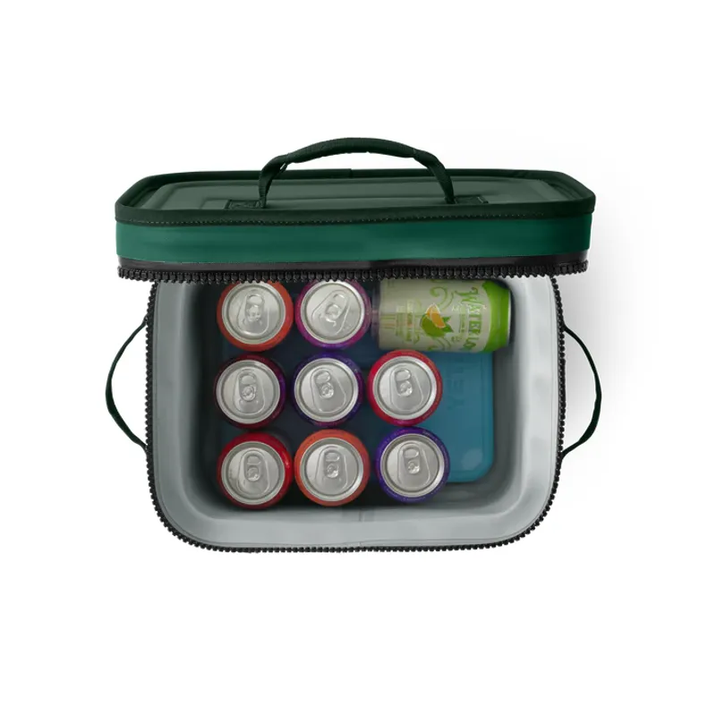 YETI Hopper Flip 12 Soft Cooler - Black Forest Green-5
