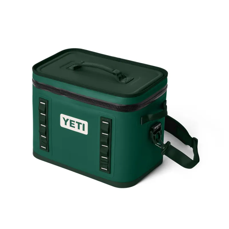YETI Hopper Flip 18 Soft Cooler - Black Forest Green-2