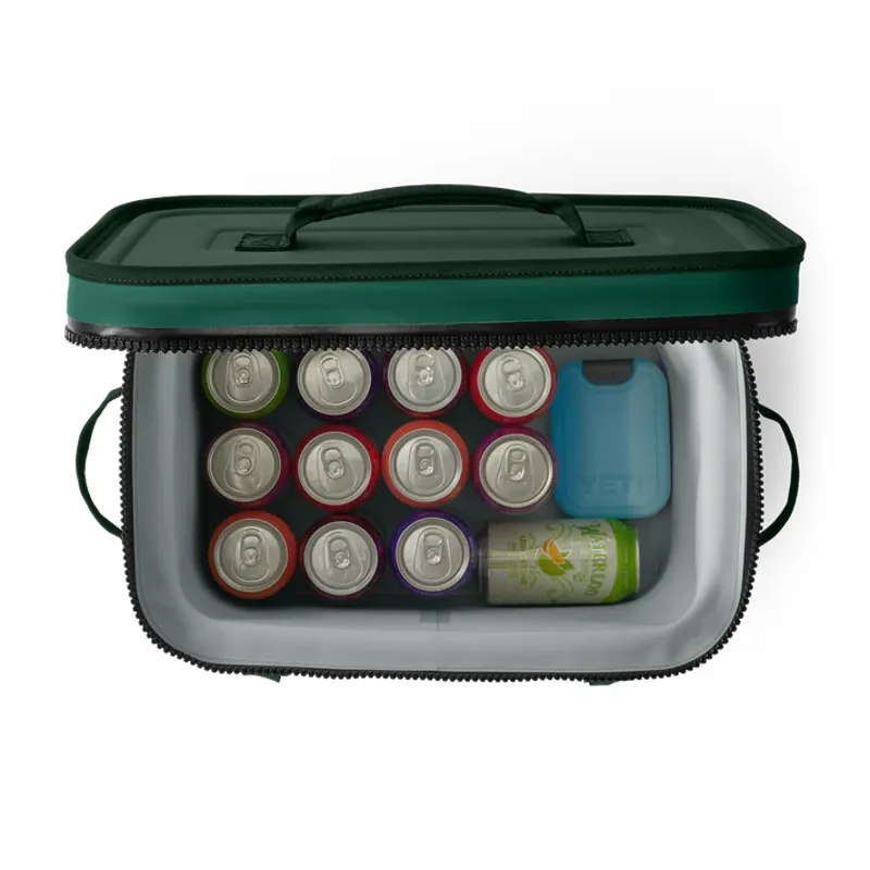 YETI Hopper Flip 18 Soft Cooler - Black Forest Green-6