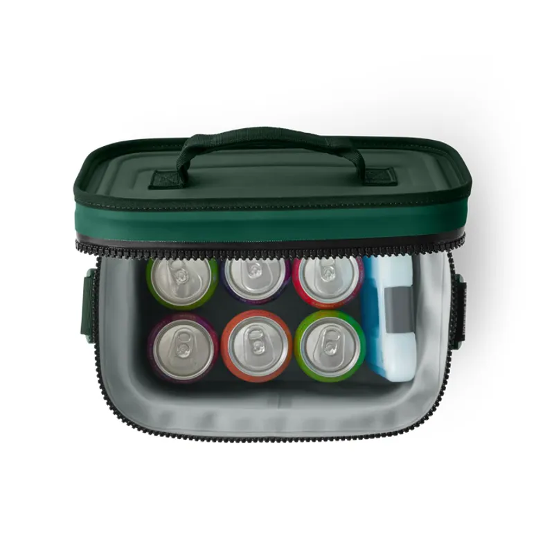 YETI Hopper Flip 8 Soft Cooler - Black Forest Green-6