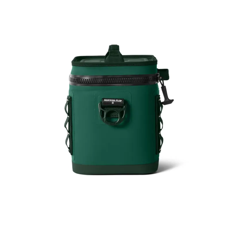 YETI Hopper Flip 8 Soft Cooler - Black Forest Green-1