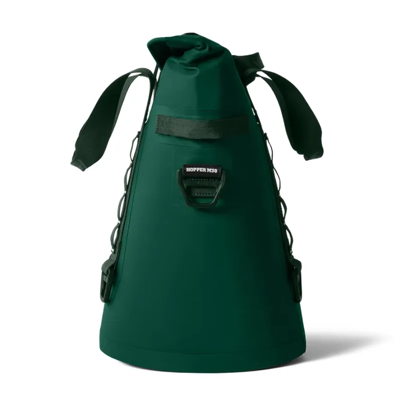 YETI Hopper M30 Soft Cooler - Black Forest Green-2