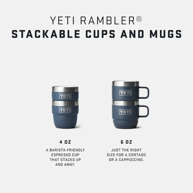 YETI Espresso Cup 4oz 2pk - Agave Teal-4