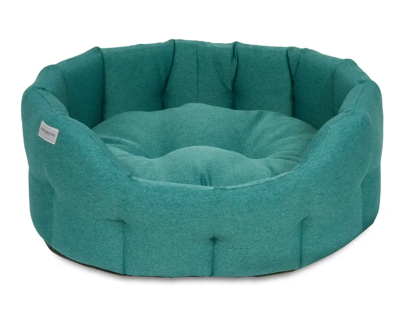 Earthbound Round Camden Bed - Teal X-Large