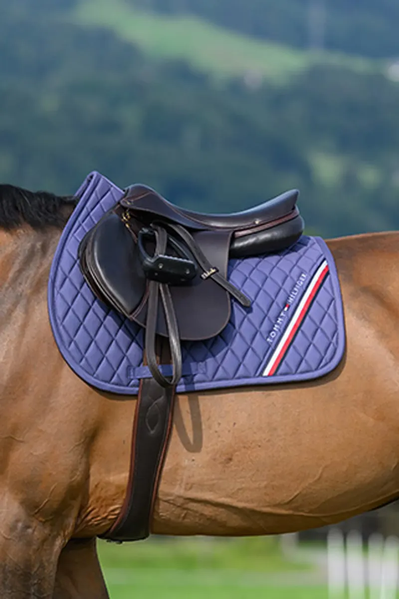 Tommy Hilfiger Stanford Jumping Saddlepad - Faded Indigo-1