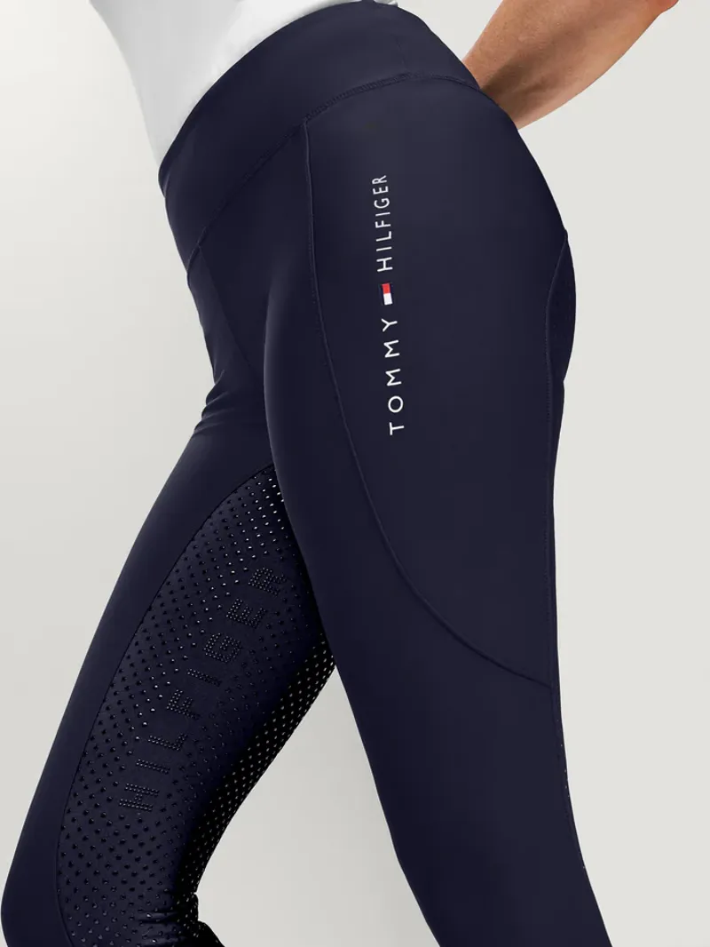 Tommy Hilfiger Devon Riding Full Grip Leggings - Desert Sky-4