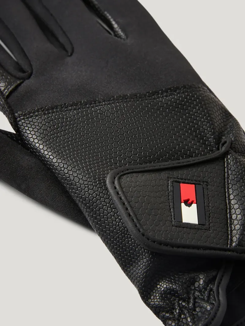 Tommy Hilfiger Bryce Winter Riding Gloves - Black-2